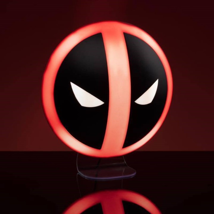 PALADONE MARVEL: DEADPOOL - LAMPADA 3D: LOGO 10 CM