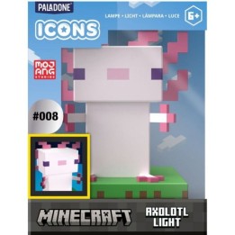 PALADONE MINECRAFT ICON AXOLOTL LAMPADA 3D