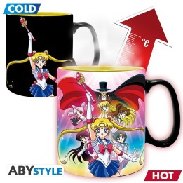 ABYSTYLE SAILOR MOON - Tazza termosensibile 460 ml: "Group"