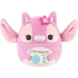 JAZWARES Squishmallows Disney: Lilo & Stitch - Angel Stitch With Stereo 25cm