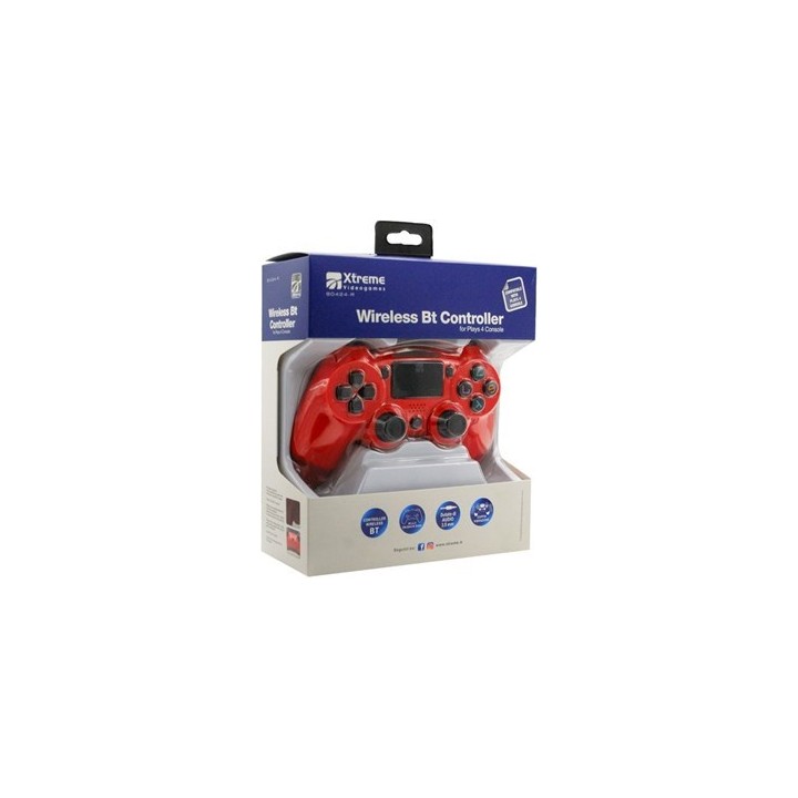 XTREME Playstation 4 Wireless BT Controller Red