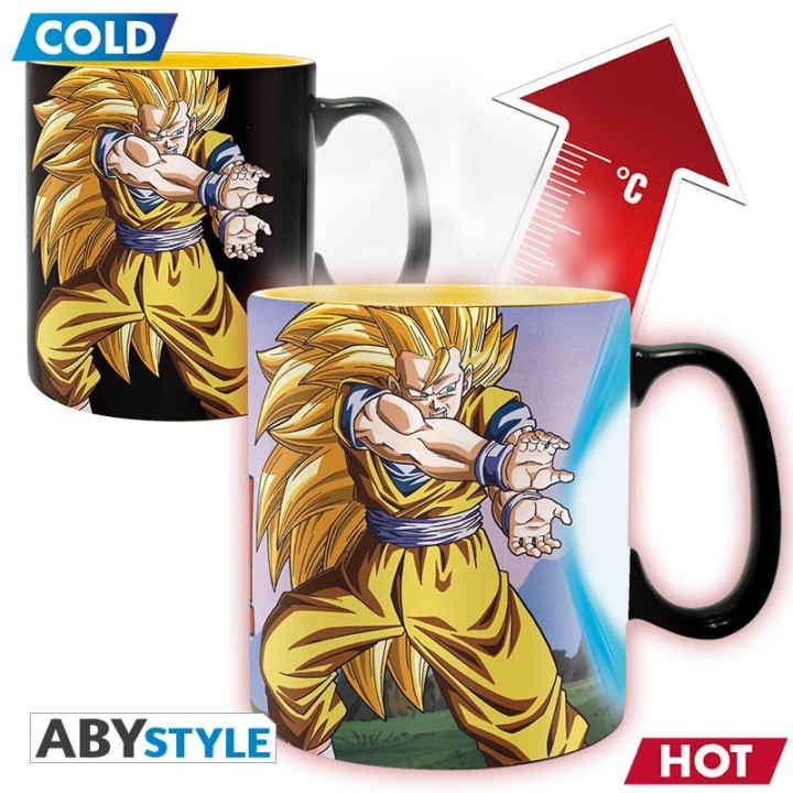 ABYSTYLE DRAGON BALL - Tazza termosensibile 460 ml: "DBZ/Kamehameha"
