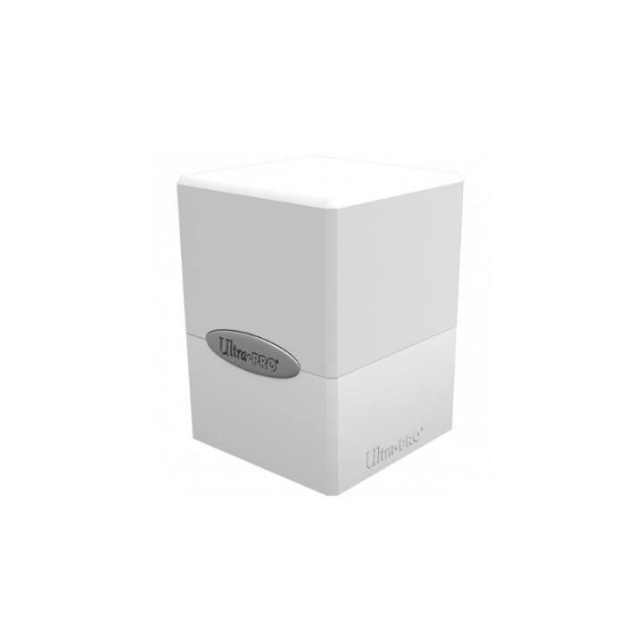 ULTRA PRO - Deck Box 100+ Satin Cube - Arctic White