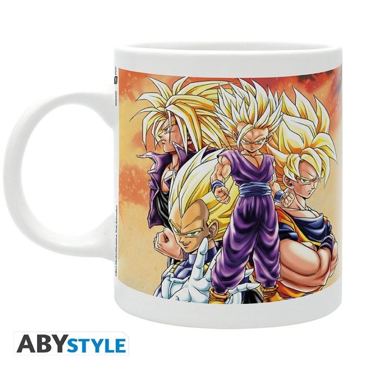 ABYSTYLE DRAGON BALL - Tazza 320 ml: "DBZ/Super Saiyans"