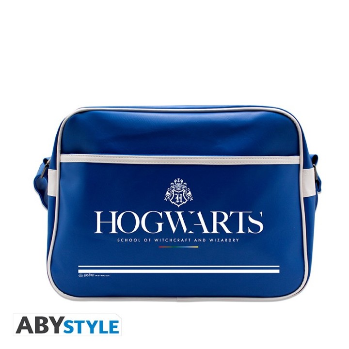 ABYSTYLE HARRY POTTER - Borsa a tracolla: "Hogwarts" - Blu