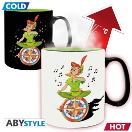 ABYSTYLE DISNEY - Tazza termosensibile 460 ml: Peter Pan "Neverland"
