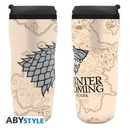 ABYSTYLE GAME OF THRONES - Tazza da viaggio isotermica : "Winter is coming"