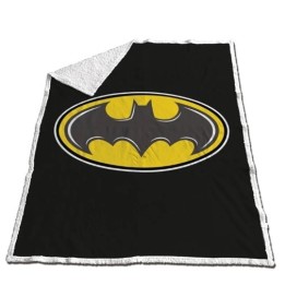 AYMAX - Coperta Sherpa con logo DC Batman 130x170cm