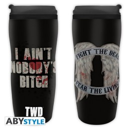 ABYSTYLE THE WALKING DEAD - Tazza da viaggio 355ml: "Daryl Wings"