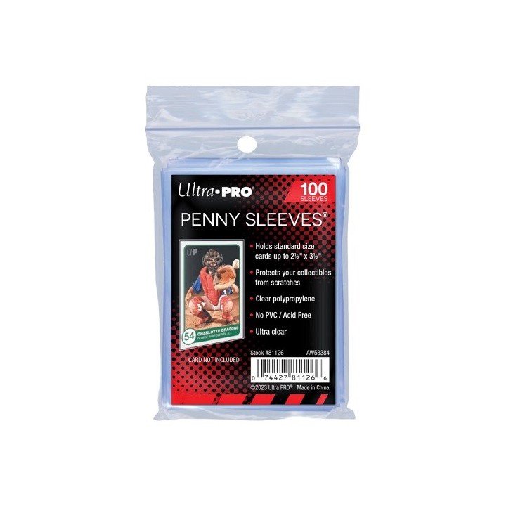 ULTRA PRO - 100 Card Sleeves Standard Soft - Clear