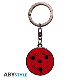 ABYSTYLE NARUTO SHIPPUDEN - Portachiavi in metallo: "Sharingan"