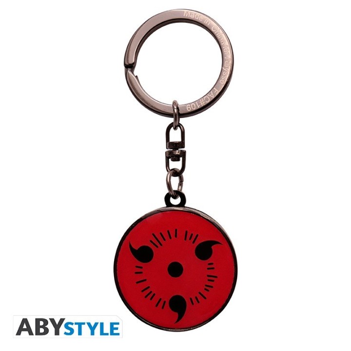 ABYSTYLE NARUTO SHIPPUDEN - Portachiavi in metallo: "Sharingan"