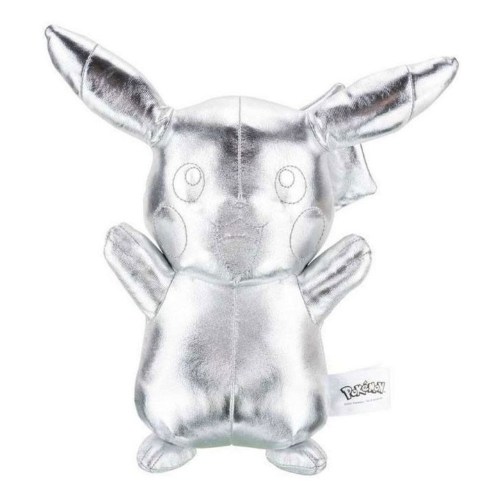 Pokemon 25th Anniversary Select Plush Figure Silver Version Pikachu 30 cm