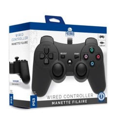 Wired Controller for PS3 and PC 1.8M cable - Black