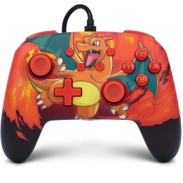 Nintendo Switch Enhanced Wired Controller Pokemon Charizard Vortex