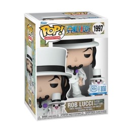 FUNKO POP Animation: One Piece - 1997 Rob Lucci With Hattori W/Chase (Exclusive) 9 cm