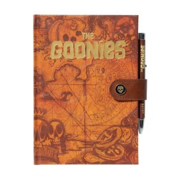 ERIK.QUADERNO PREMIUM A5 CON PENNA PROIETTORE THE GOONIES MAPPA DEL TESORO