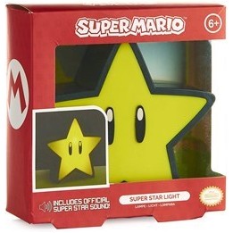 PALADONE NINTENDO SUPER MARIO SUPER STAR LAMPADA CON SUONI USB