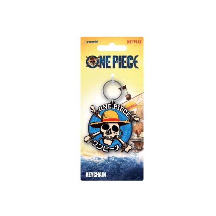 PYRAMID - 96301 - One Piece Live Action Straw Hat Pvc Portachiavi