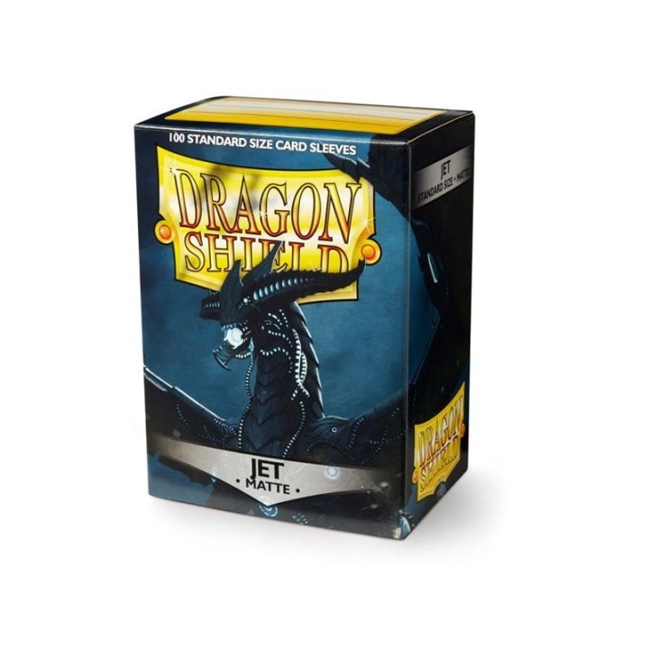 DRAGON SHIELD Standard Sleeves - Matte Jet (100 Sleeves)
