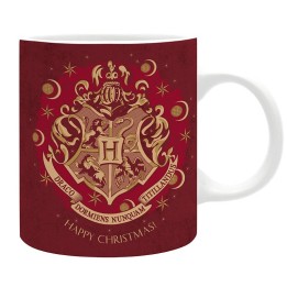 ABYSTYLE HARRY POTTER - Tazza 320ml: "Christmas Red Hogwarts "