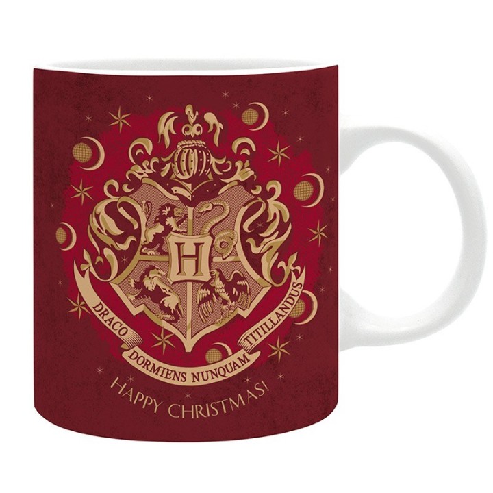 ABYSTYLE HARRY POTTER - Tazza 320ml: "Christmas Red Hogwarts "