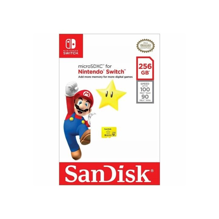 SANDISK Micro SDXC 256 GB Mario Edition