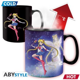 ABYSTYLE SAILOR MOON - Tazza termosensibile 460 ml: "Sailor & Chibi"