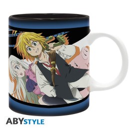 ABYSTYLE THE SEVEN DEADLY SINS - Tazza 320 ml: "Meliodas,Elizabeth,Hawk"