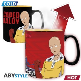 ABYSTYLE ONE PUNCH MAN - Tazza termosensibile 460 ml: "Saitama & Garou"