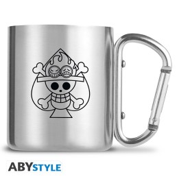 ABYSTYLE ONE PIECE - Tazza con moschettone: "Ace & Skull"