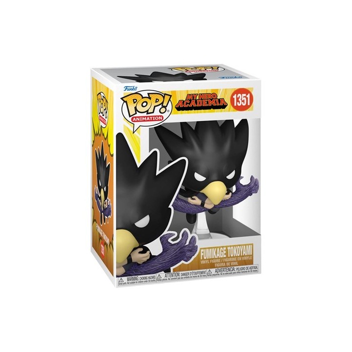 FUNKO POP My Hero Academia - 1351 Tokoyami (FA) 9 cm (DAMAGED BOX)