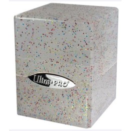 ULTRA PRO Deck Box - Satin Cube - Glitter Clear