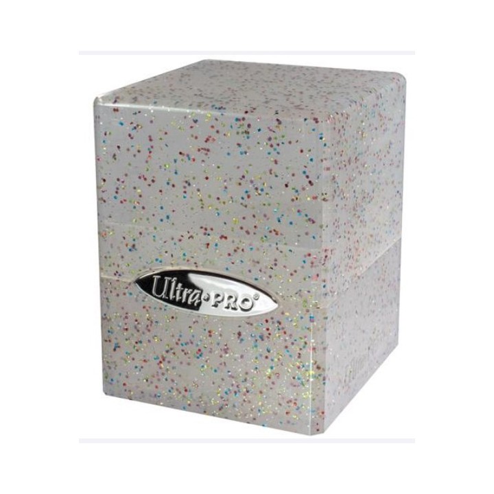 ULTRA PRO Deck Box - Satin Cube - Glitter Clear