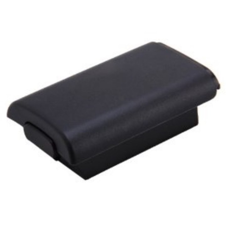 Xbox 360: BLACK battery cover for controller (BULK) (black)