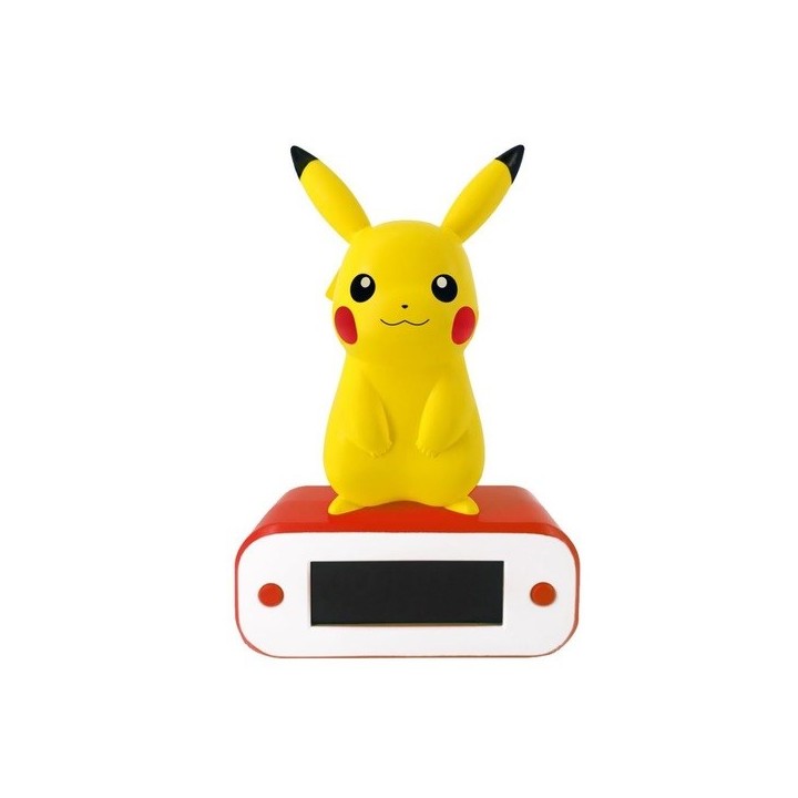 POKEMON SVEGLIA DIGITALE CON LAMPADA LED PIKACHU 20 CM