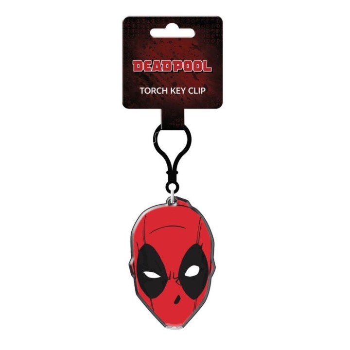 PYRAMID - DEADPOOL (FACE) TORCH KEYCLIP