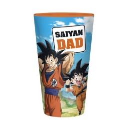 ABYSTYLE DRAGON BALL SUPER - Bicchiere 400 ml: "Saiyan Dad"