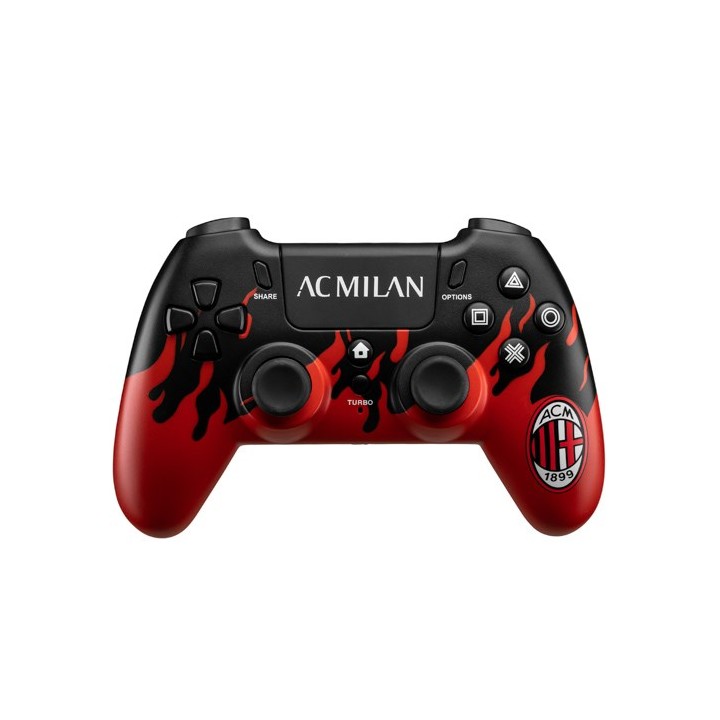 QUBICK Wireless Controller PS4: AC Milan Flames