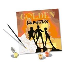 RAVENSBURGER CreArt Serie Trend Square - K-Pop Demon Hunters: Golden