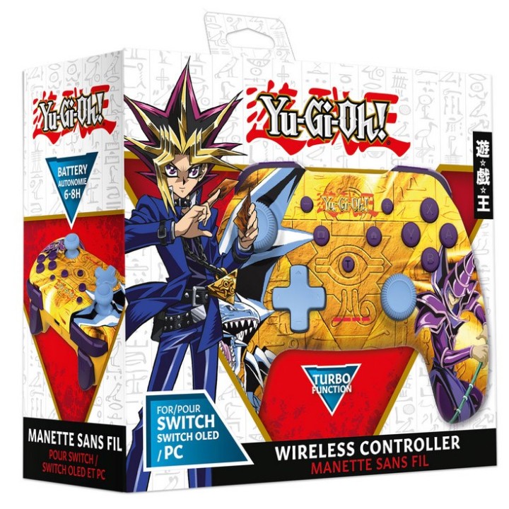 Yu-Gi-Oh! - Wireless Controller for Switch ans PC Dark Magician vs Blue-Eyes White Dragon
