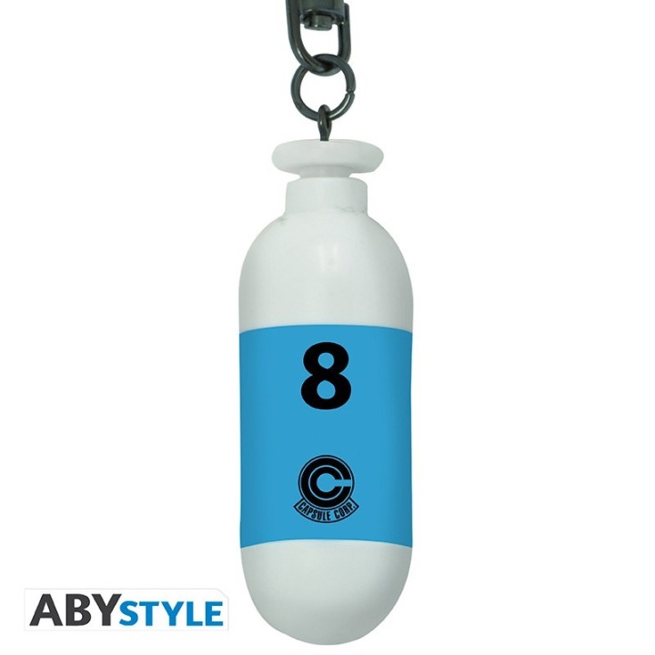 ABYSTYLE DRAGON BALL - Portachiavi 3D "DBZ/Blue Plastic Capsule"