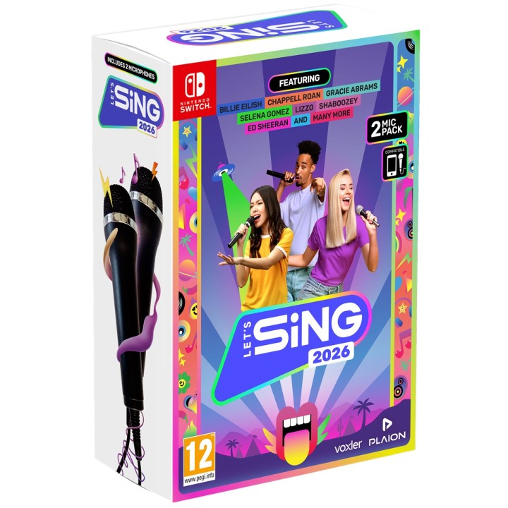 Let's Sing 2026 International Version [+ 2 Mics]