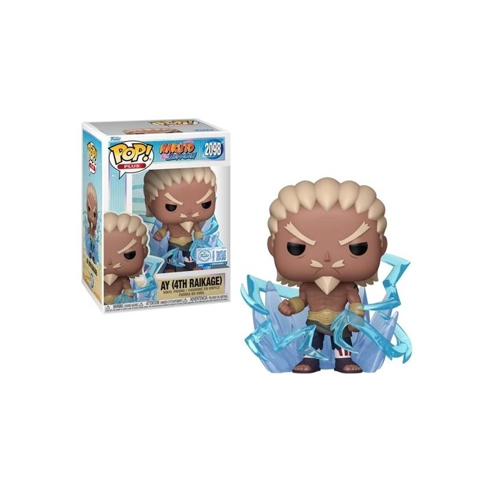 FUNKO POP Animation: Naruto Shippuden - 2098 Ay(4Th Raikage) With Chase (Exclusive) 9 cm