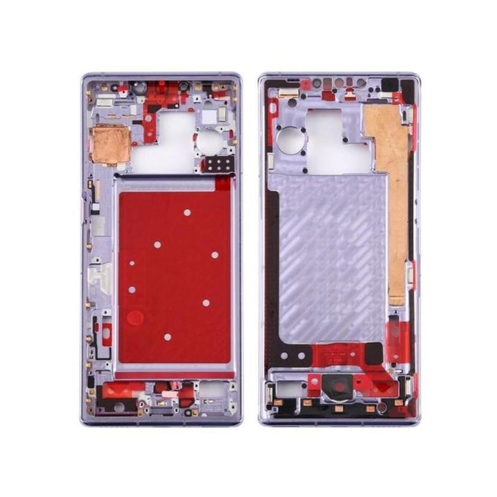 COVER CENTRALE A PER HUAWEI MATE 30 PRO LIO-L09 LIO-L29 ARGENTO ORIGI.