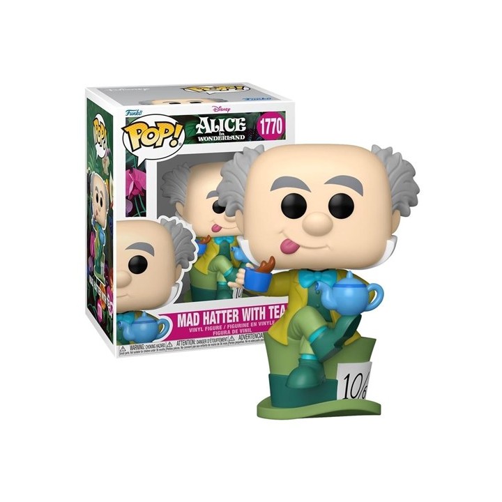 FUNKO POP Disney: Alice In Wonderland - 1770 Mad Hatter With Tea 9cm