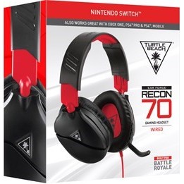 TURTLE BEACH cuffie gaming Ear Force Recon 70N Red (Switch,Xboxone,Ps4,Pc)
