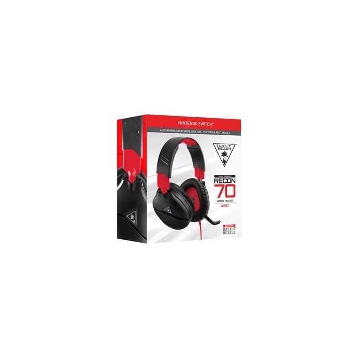 TURTLE BEACH cuffie gaming Ear Force Recon 70N Red (Switch,Xboxone,Ps4,Pc)