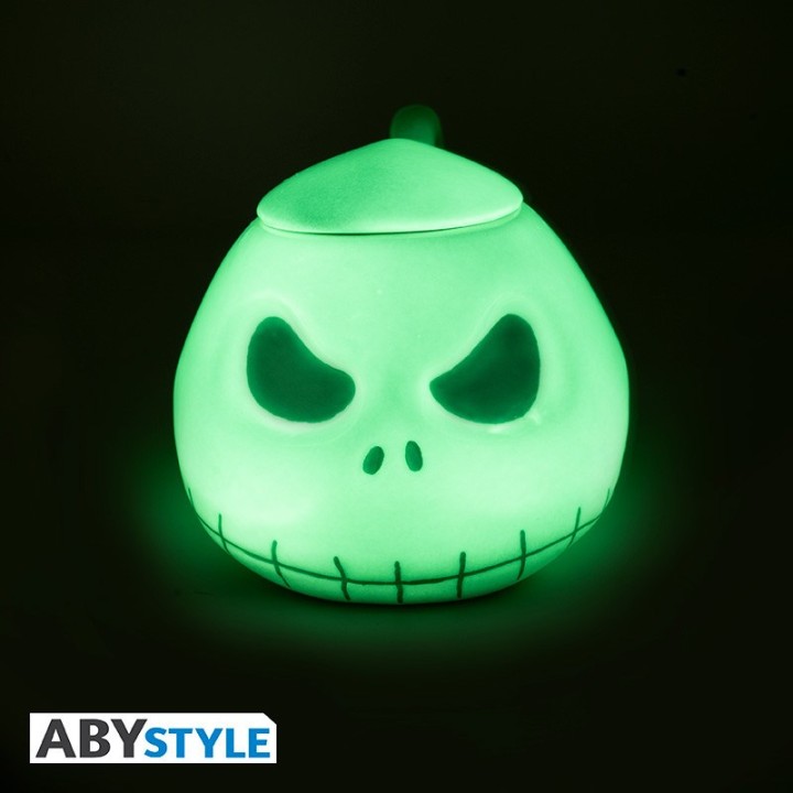 ABYSTYLE DISNEY: NIGHTMARE BEFORE CHRISTMAS - Tazza 3D: "Jack Glow" (si illumina al buio)
