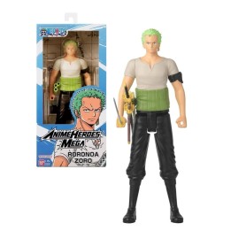 BANDAI RED One Piece: Anime Heroes Mega - Roronoa Zoro 30cm